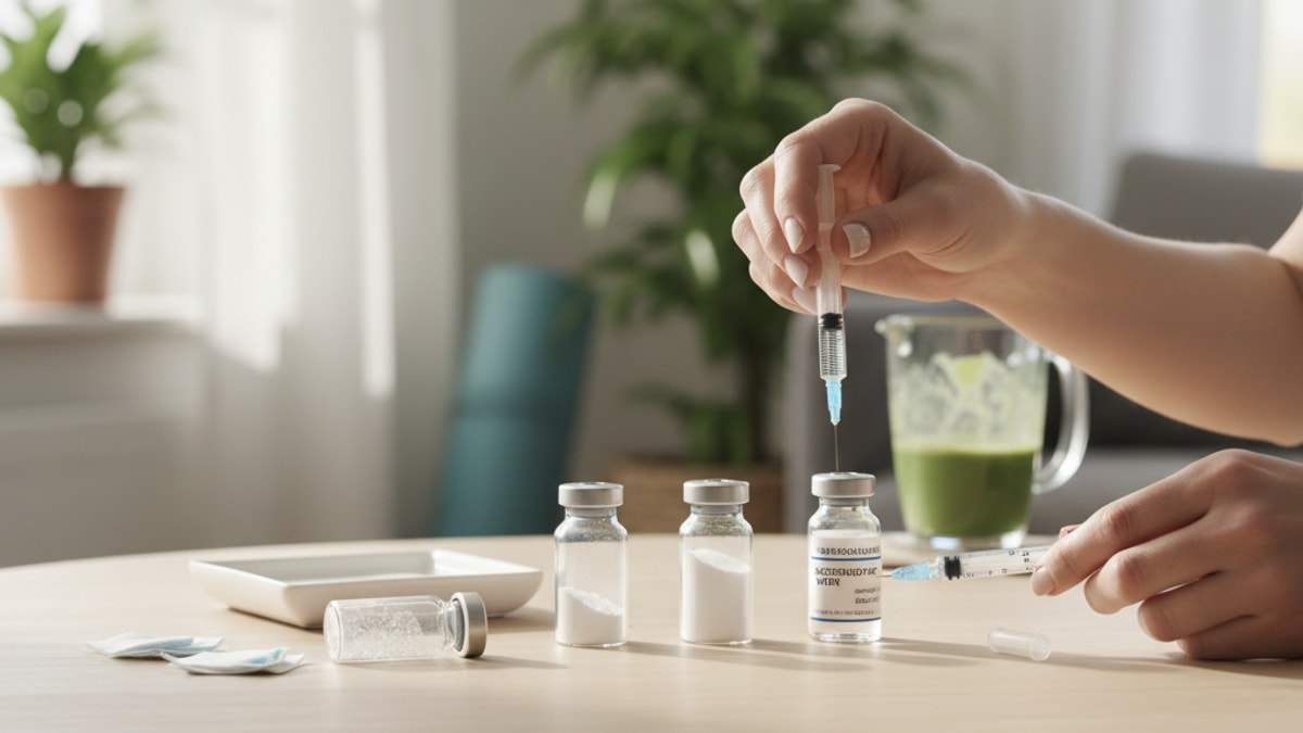 Blog Post: how to reconstitute tirzepatide - Professional illustration