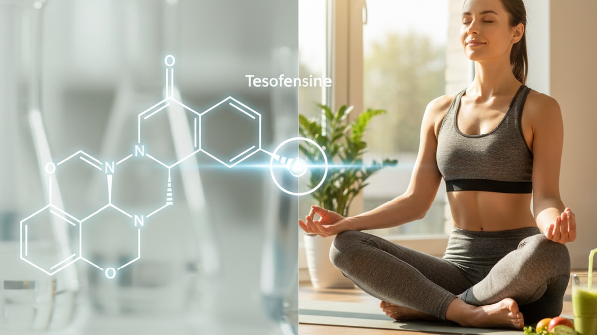 Blog Post: what is tesofensine peptide - Professional illustration