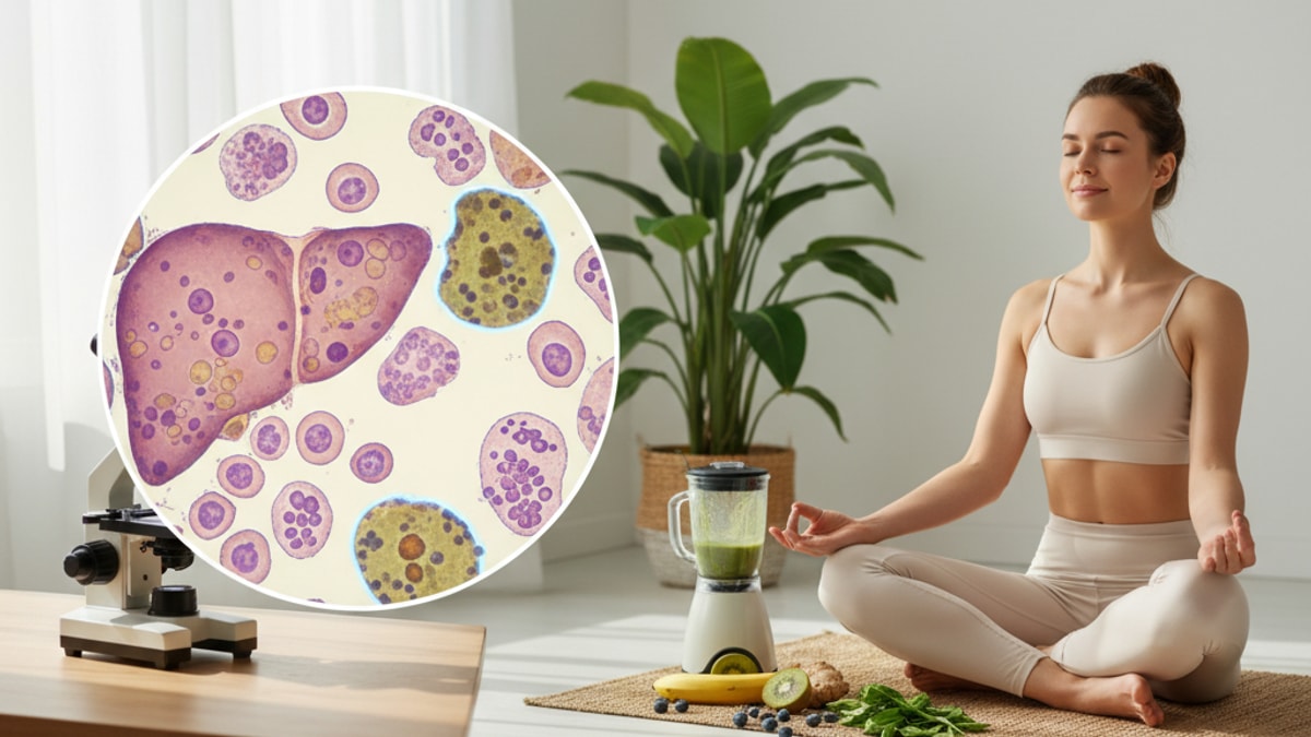 Blog Post: can nad cause liver damage - Professional illustration