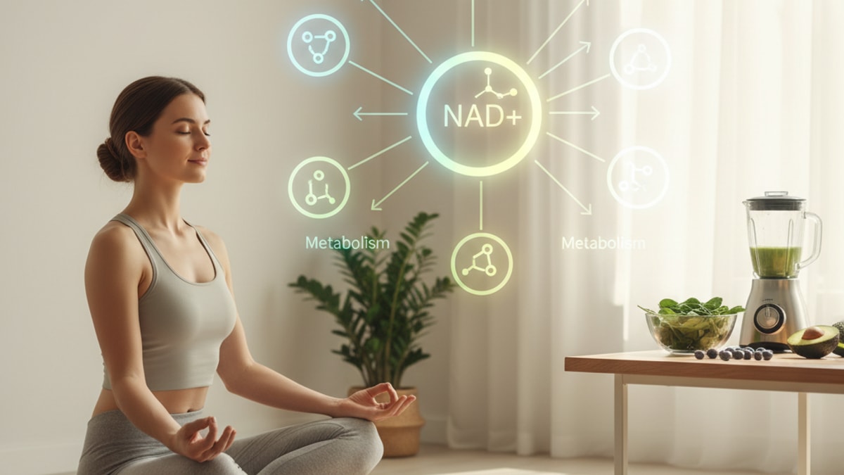 Blog Post: what is the function of nad+ - Professional illustration
