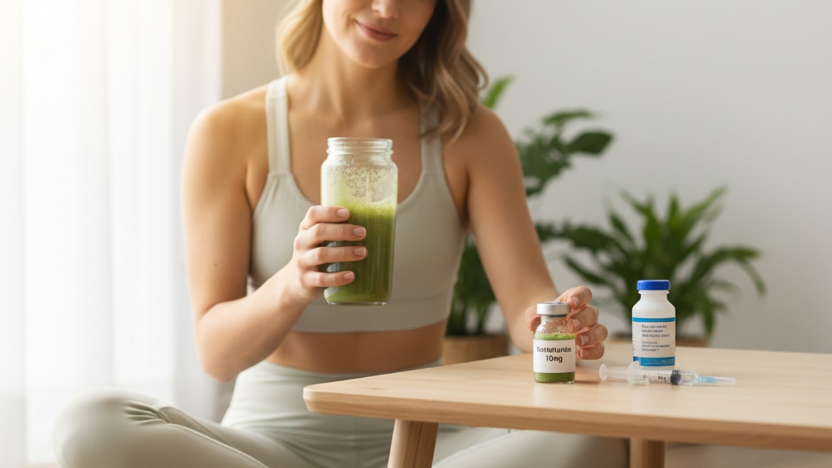 Blog Post: how much reconstitution solution for 10 mg retatrutide - Professional illustration