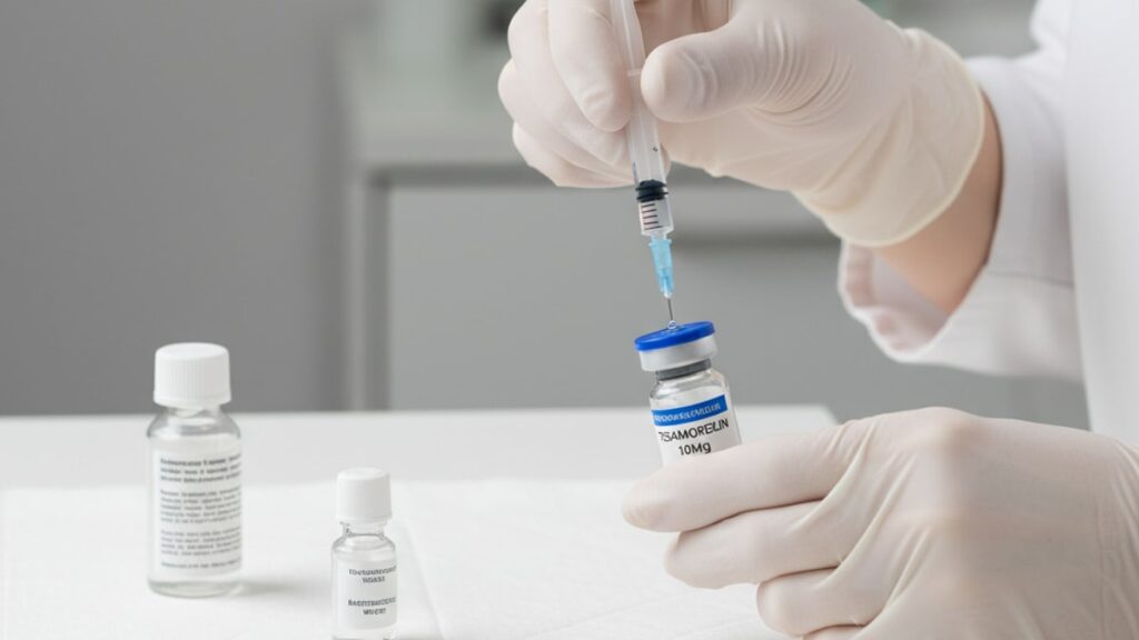 Blog Post: how to reconstitute tesamorelin 10mg - Professional illustration