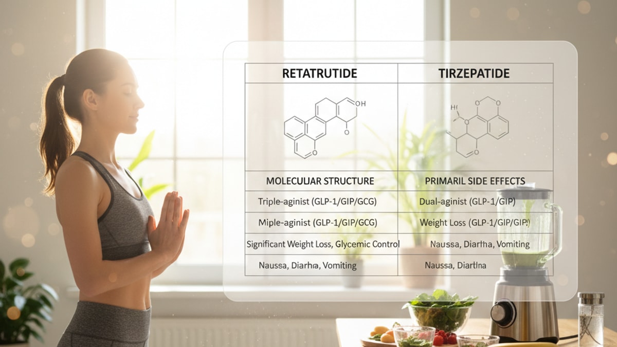 Blog Post: which is better retatrutide or tirzepatide - Professional illustration