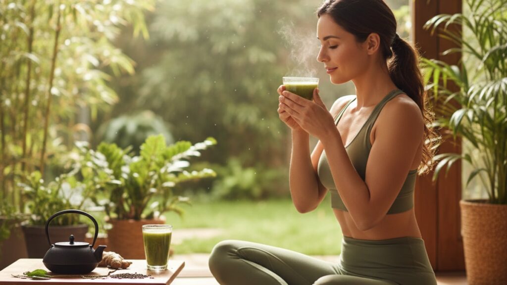 Blog Post: does green tea have glutathione - Professional illustration
