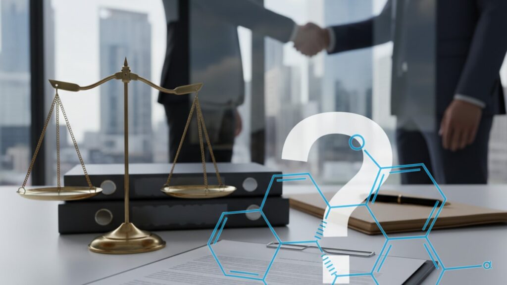 Blog Post: is dihexa legal - Professional illustration