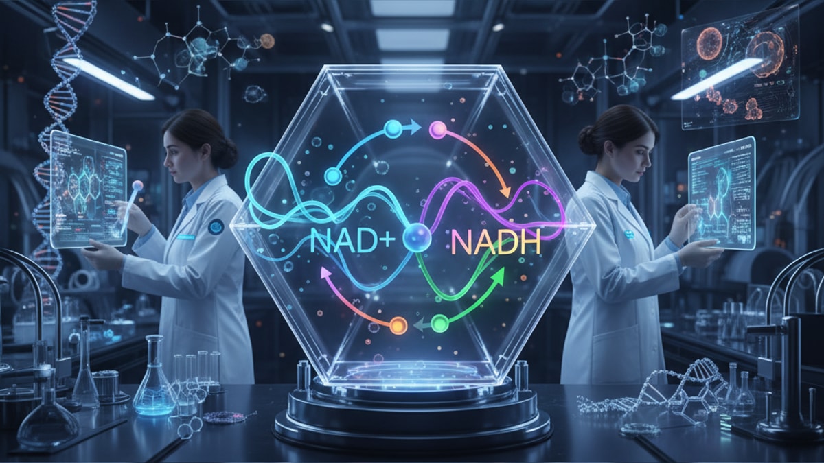 Blog Post: is nad+ oxidized or reduced - Professional illustration