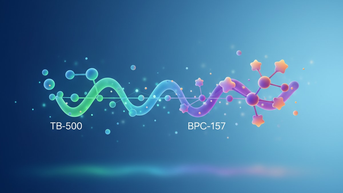 Blog Post: what is tb-500 and bpc-157 - Professional illustration