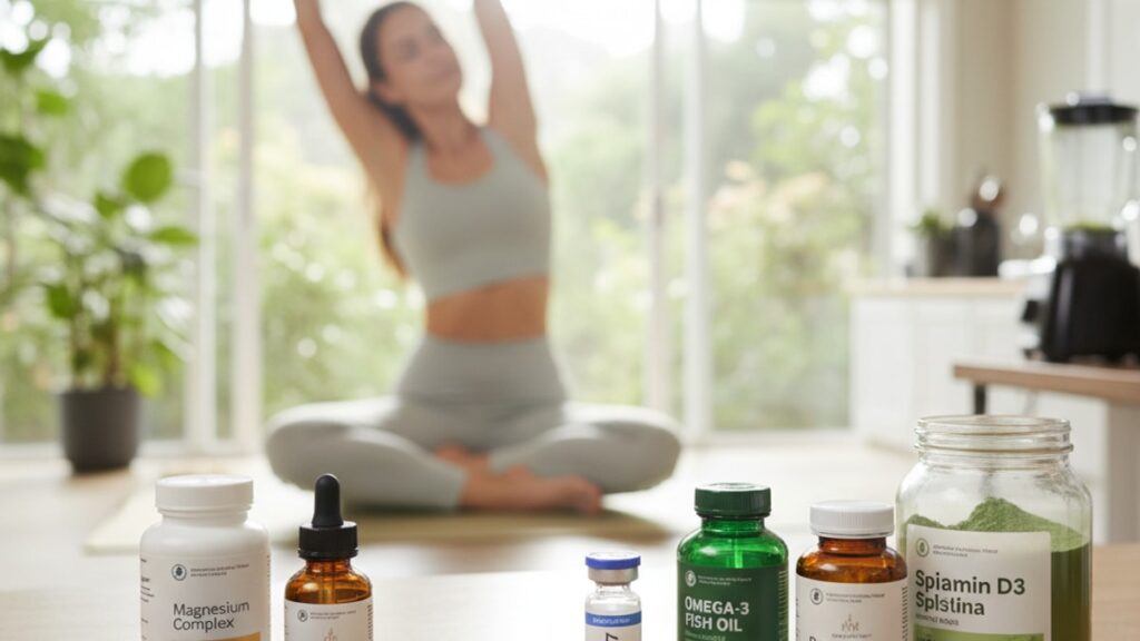 Blog Post: can you take bpc 157 with other supplements - Professional illustration
