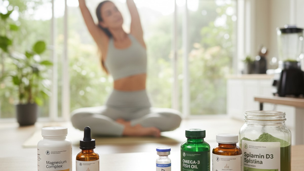 Blog Post: can you take bpc 157 with other supplements - Professional illustration