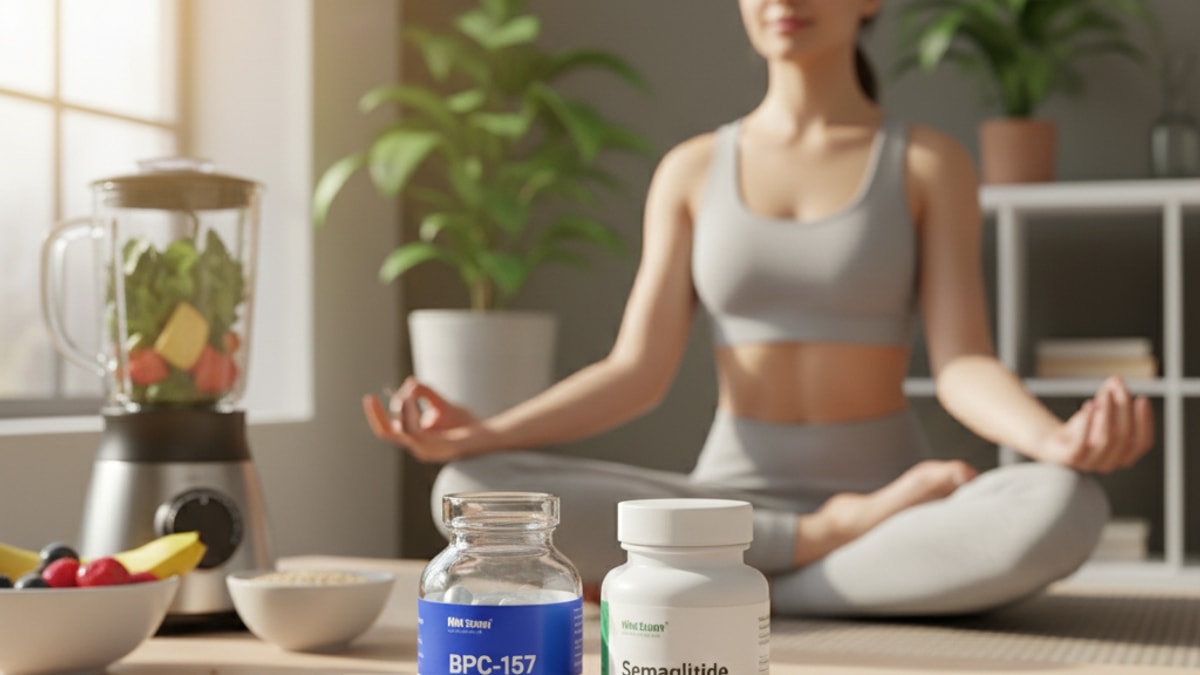 Blog Post: can you take bpc 157 and semaglutide together - Professional illustration