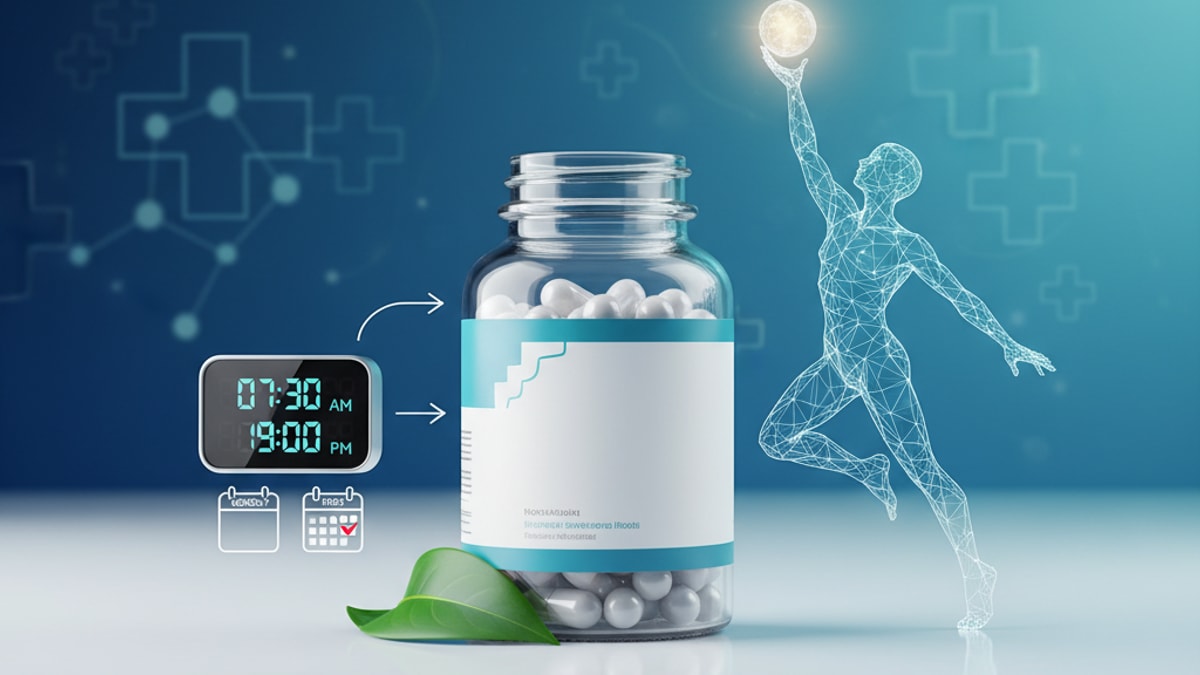 Blog Post: when should i take bpc 157 capsules - Professional illustration