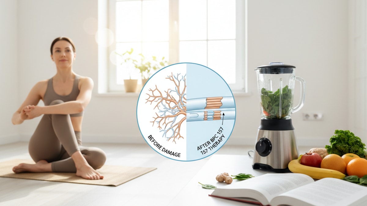 Blog Post: can bpc 157 heal nerve damage - Professional illustration