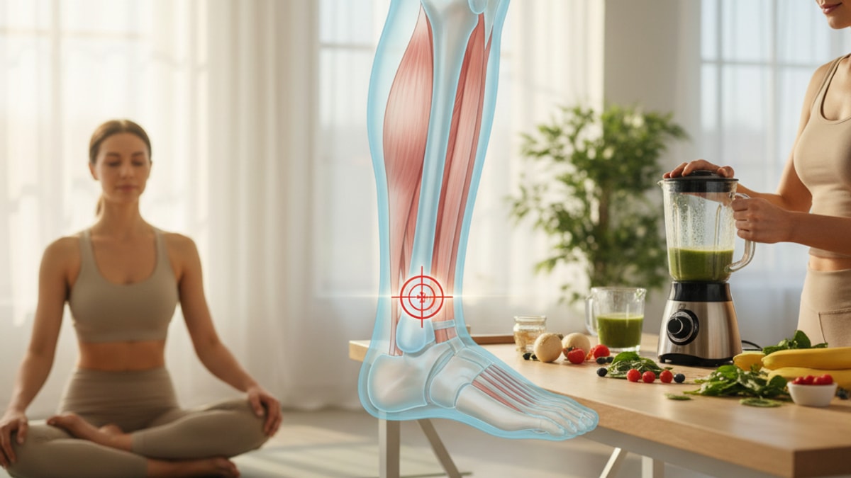 Blog Post: where to inject bpc 157 for achilles tendonitis - Professional illustration