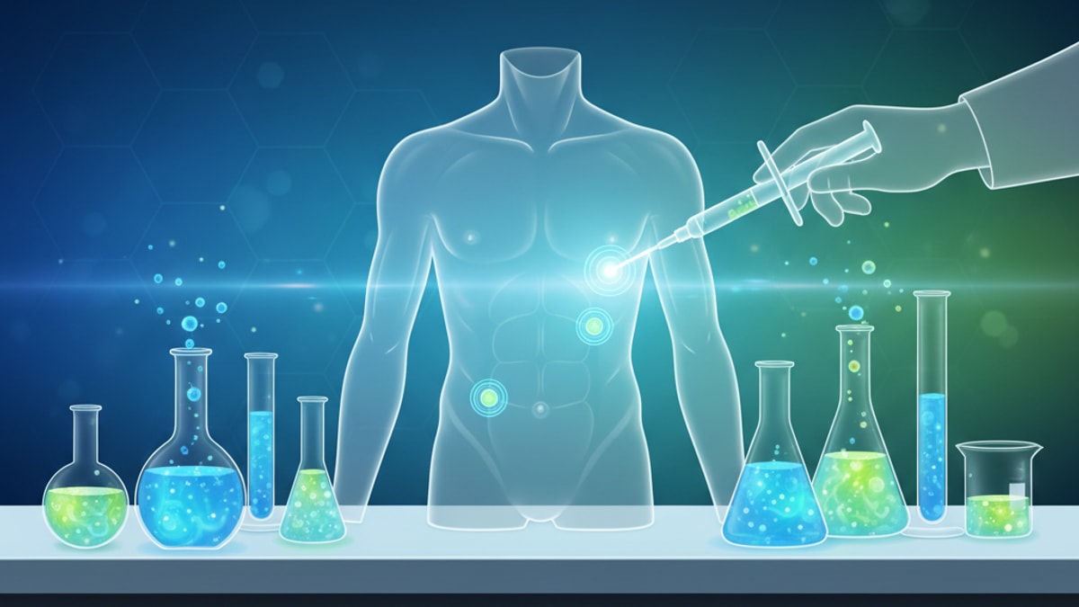 Blog Post: where is the best place to inject bpc 157 - Professional illustration