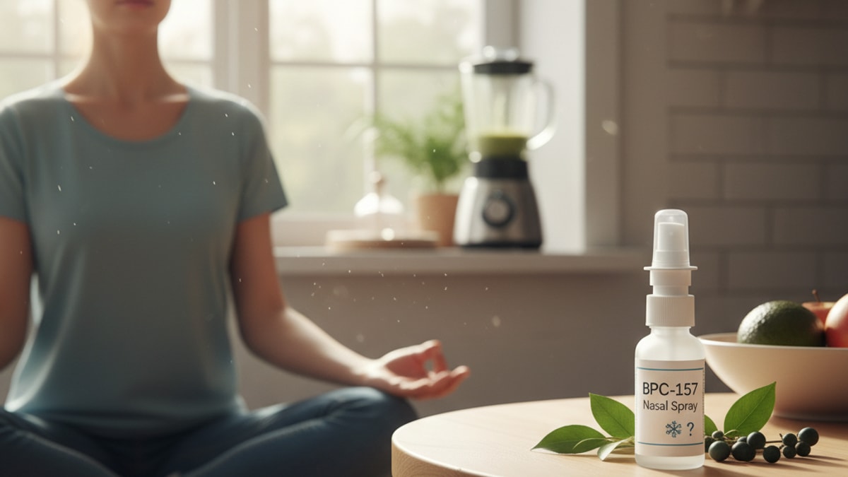 Blog Post: does bpc 157 nasal spray need to be refrigerated - Professional illustration