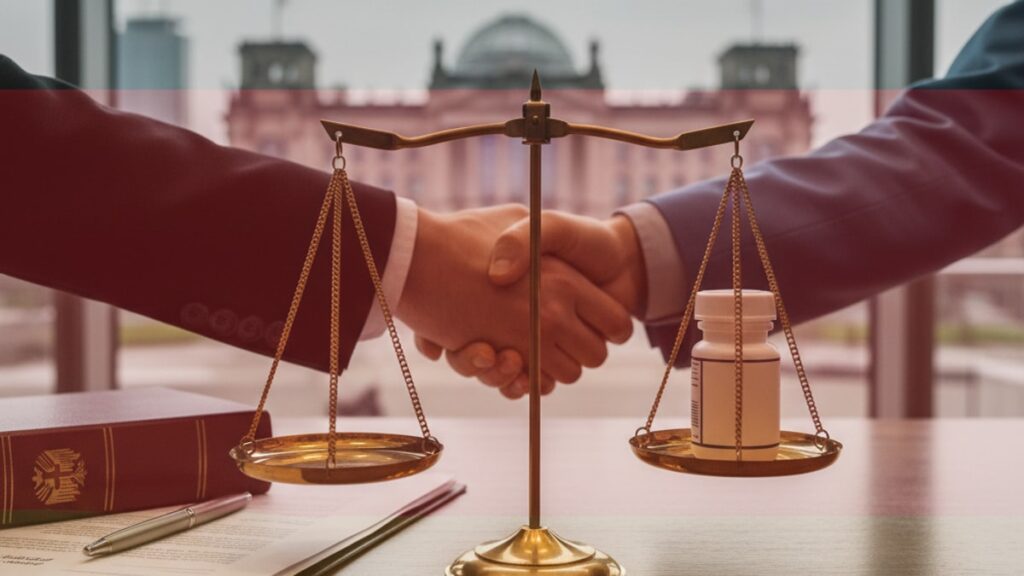 Blog Post: is bpc 157 legal in germany - Professional illustration