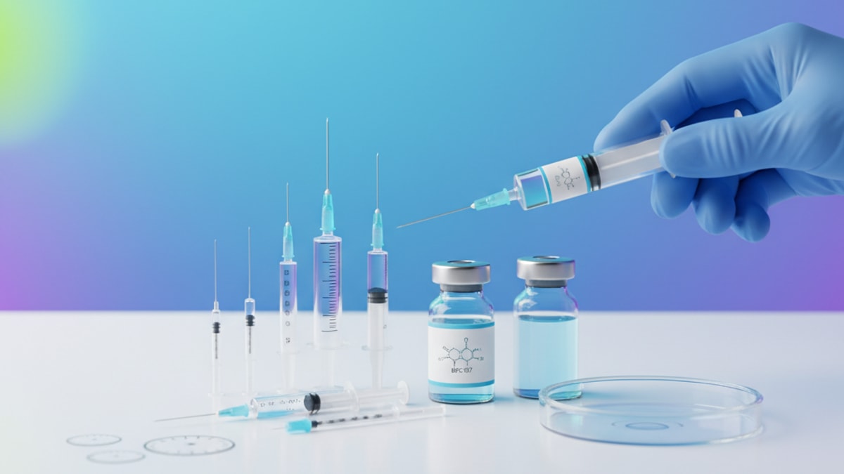 Blog Post: what size needle for bpc 157 injection - Professional illustration