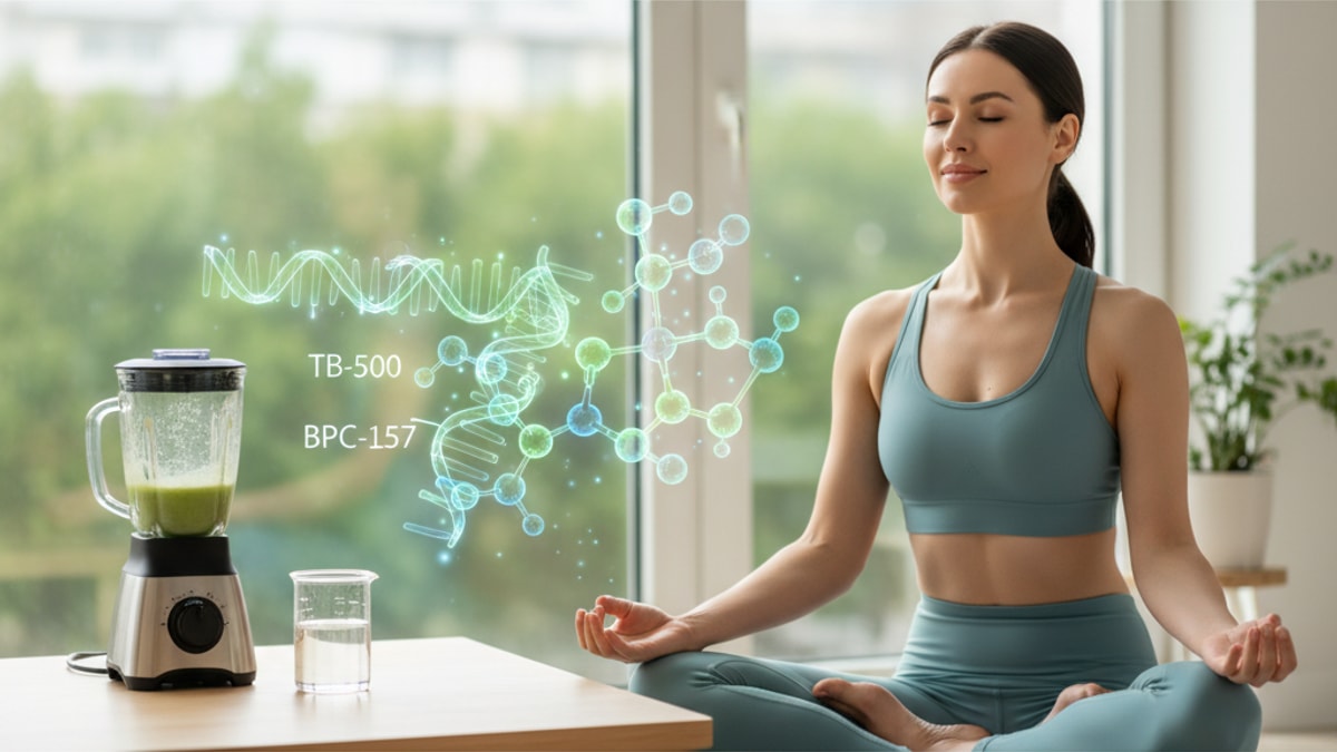 Blog Post: what is bpc 157 tb 500 blend - Professional illustration