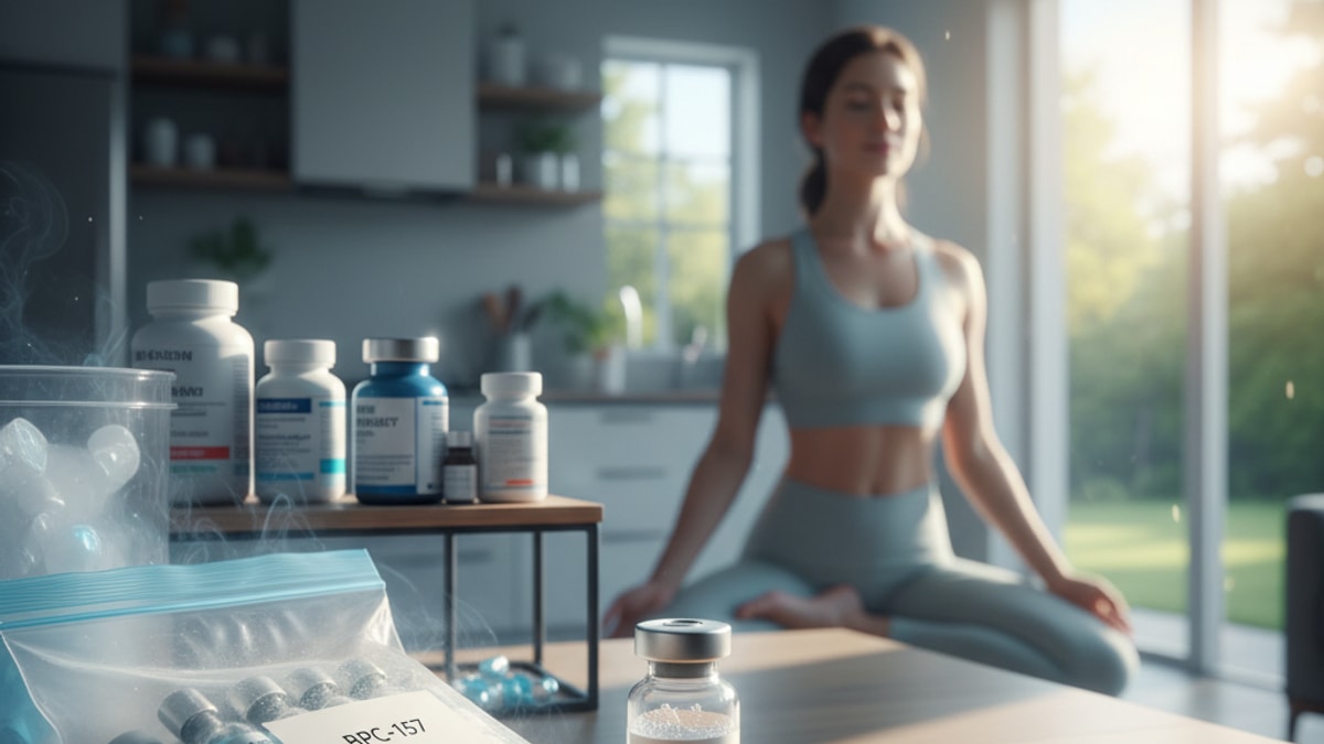 Blog Post: can you freeze bpc 157 - Professional illustration