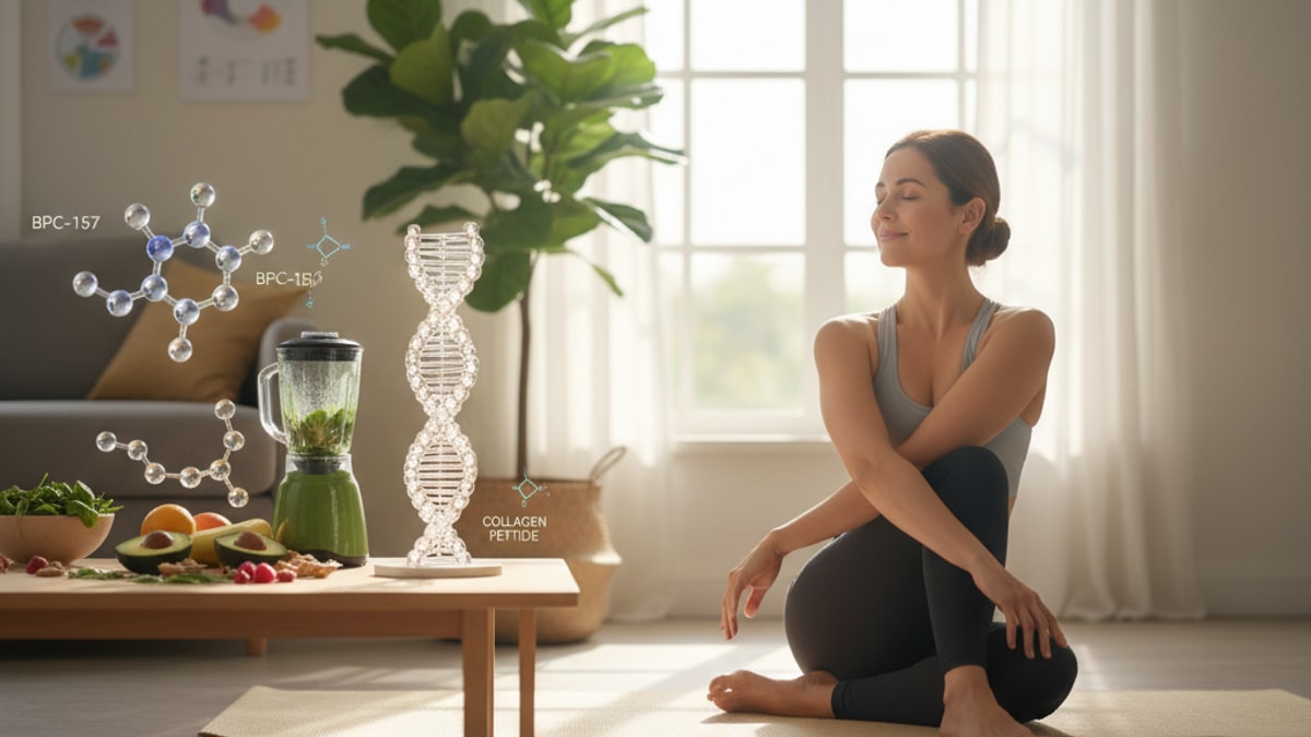 Blog Post: is bpc 157 a collagen peptide - Professional illustration