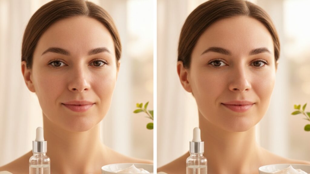 Blog Post: does glutathione change skin color - Professional illustration