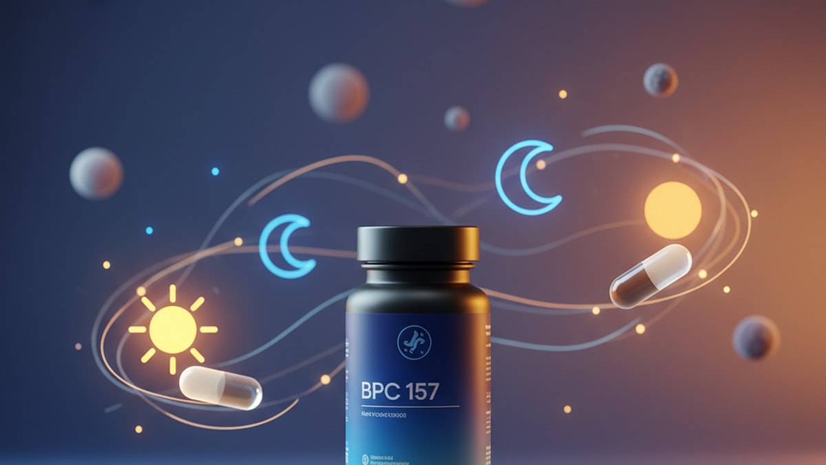 Blog Post: what is the best time to take bpc 157 - Professional illustration