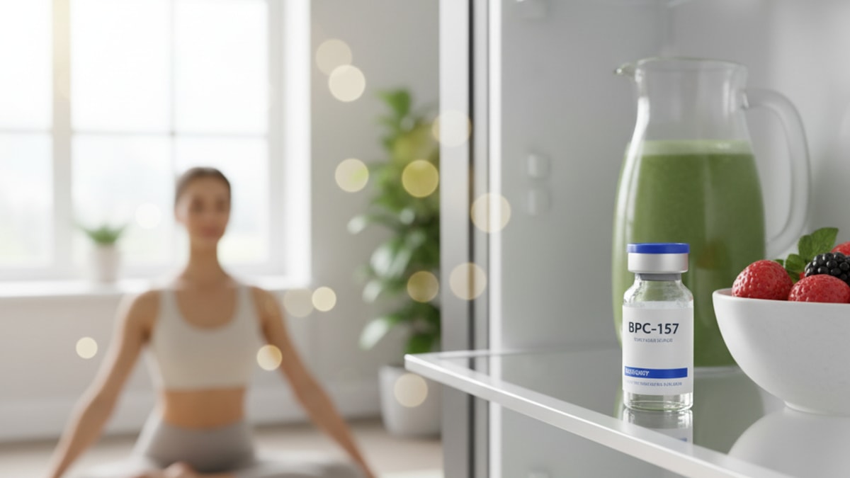 Blog Post: how long does bpc 157 last in the fridge - Professional illustration