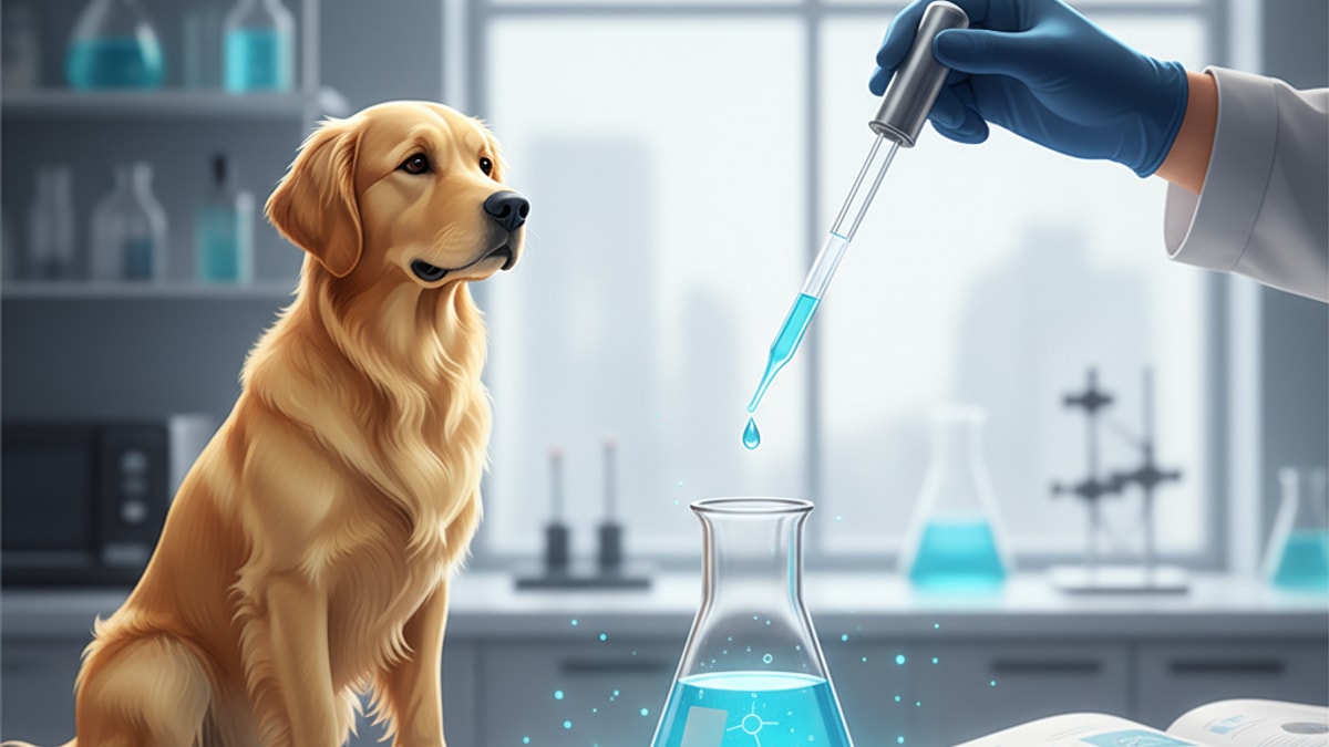 Blog Post: can dogs have bpc 157 - Professional illustration