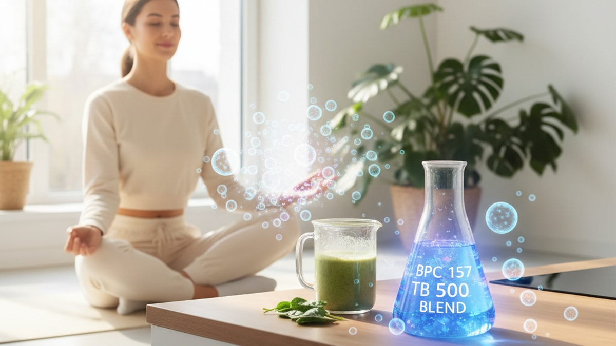 Blog Post: what is bpc 157 tb 500 blend - Professional illustration