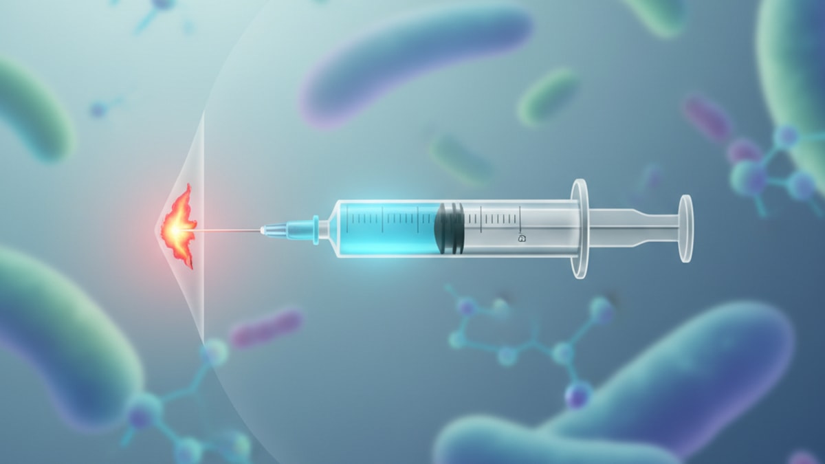 Blog Post: does bpc 157 burn when injected - Professional illustration