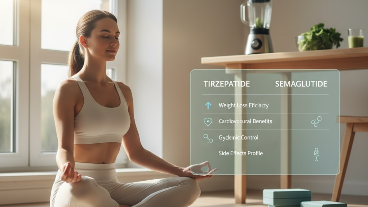 Blog Post: is tirzepatide better than semaglutide - Professional illustration