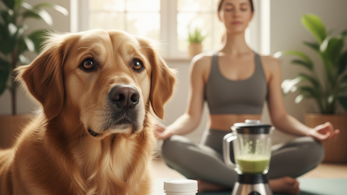 Blog Post: can you give bpc 157 to dogs - Professional illustration