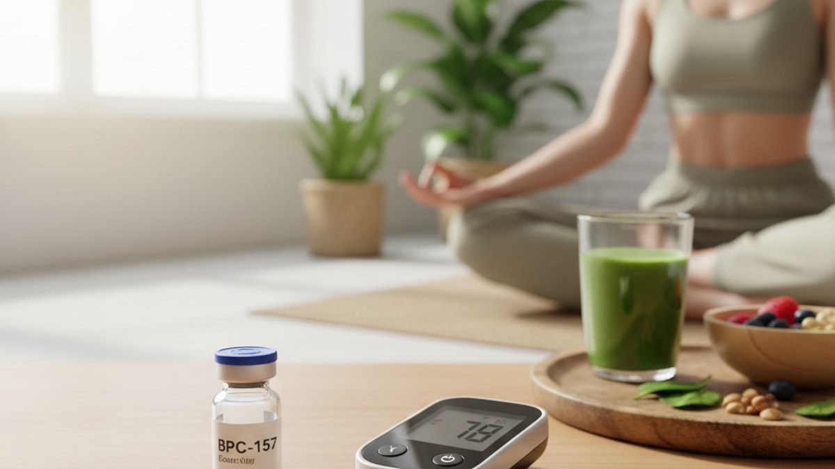 Blog Post: does bpc 157 lower blood sugar - Professional illustration