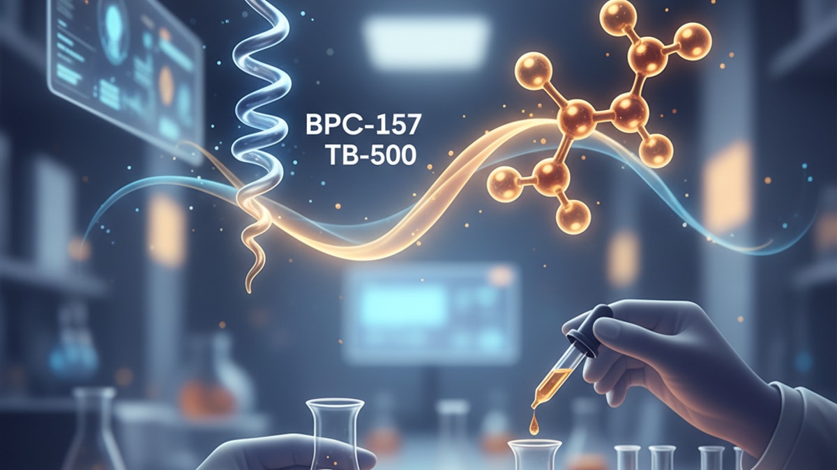 Blog Post: what is bpc-157 and tb-500 - Professional illustration