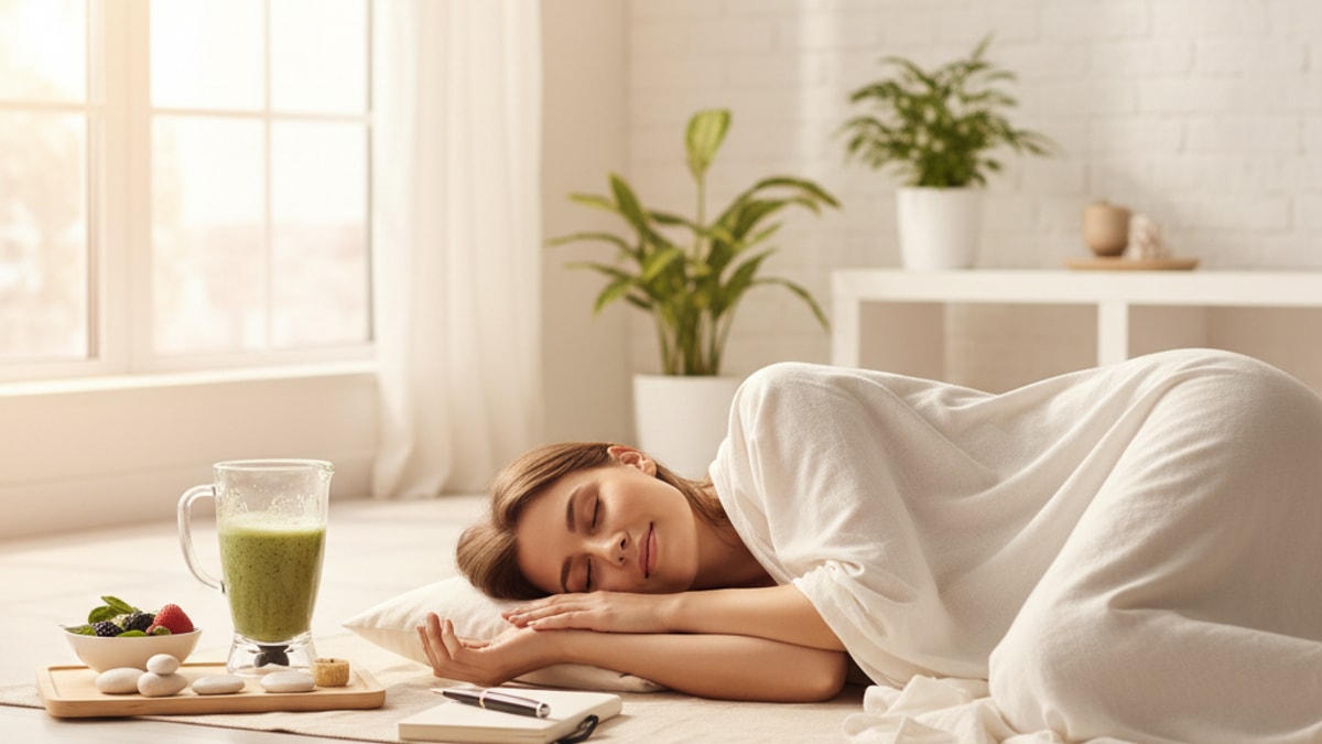 Blog Post: does bpc 157 help you sleep - Professional illustration