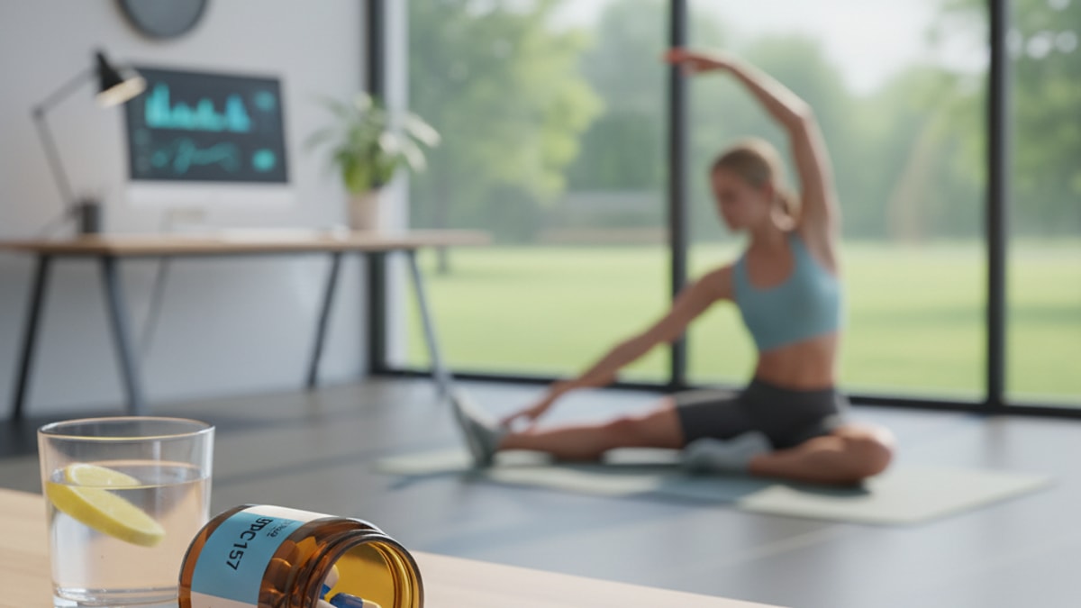 Blog Post: when should you take bpc 157 capsules - Professional illustration