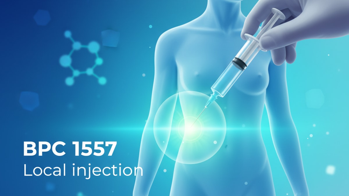 Blog Post: should bpc 157 be injected locally - Professional illustration