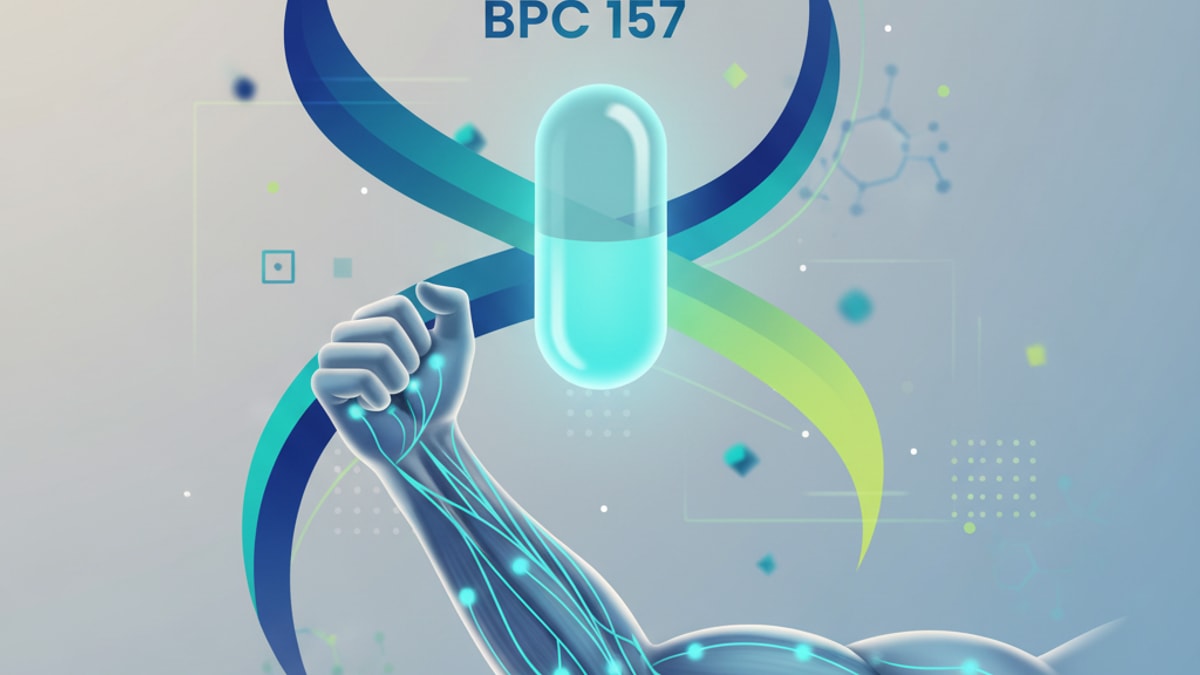 Blog Post: what is the best bpc 157 capsule - Professional illustration