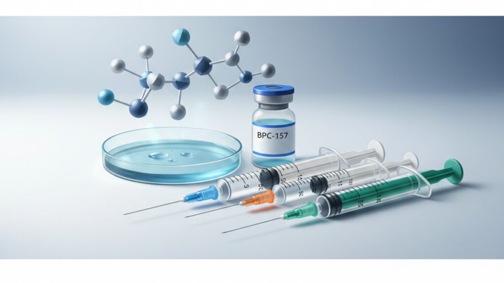Blog Post: what size needle to inject bpc 157 - Professional illustration