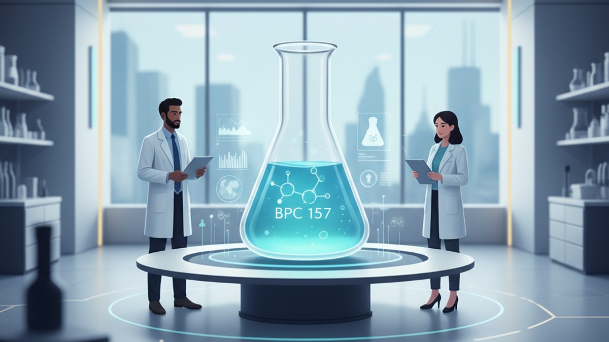Blog Post: has bpc 157 been tested on humans - Professional illustration