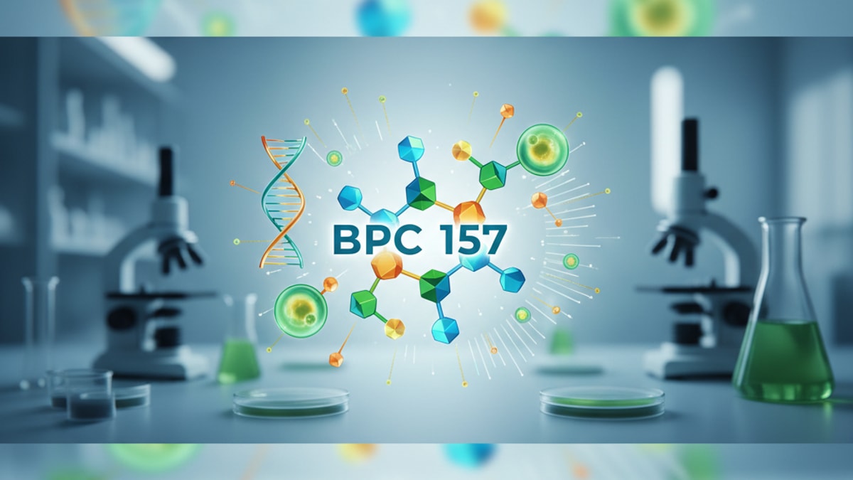Blog Post: what is bpc 157 and what does it do - Professional illustration