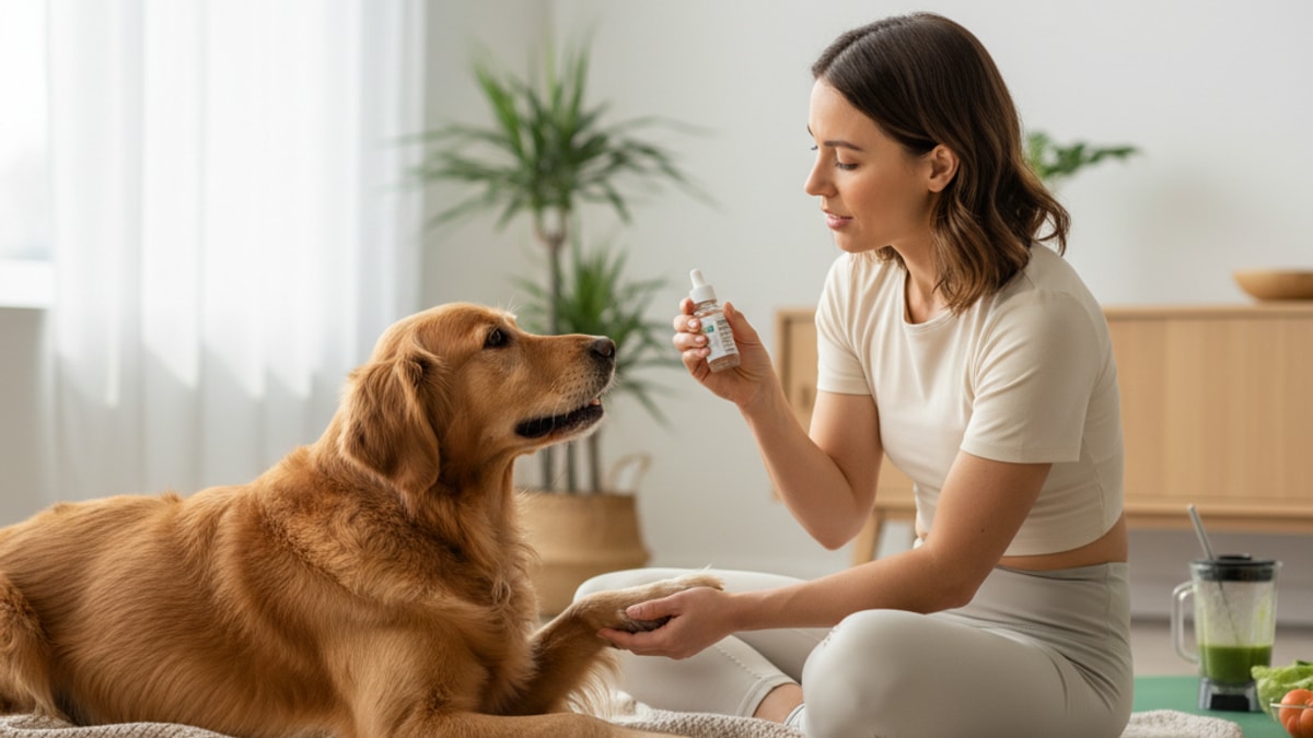 Blog Post: can you give bpc 157 to dogs - Professional illustration