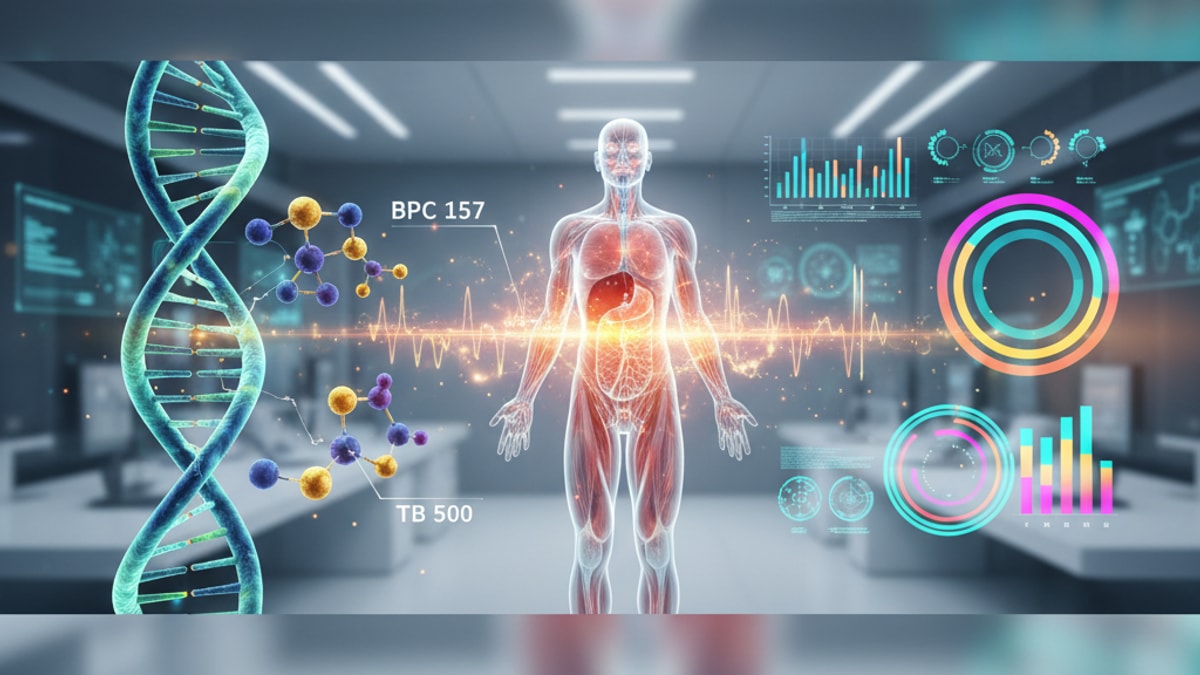 Blog Post: what does bpc 157 and tb 500 do together - Professional illustration