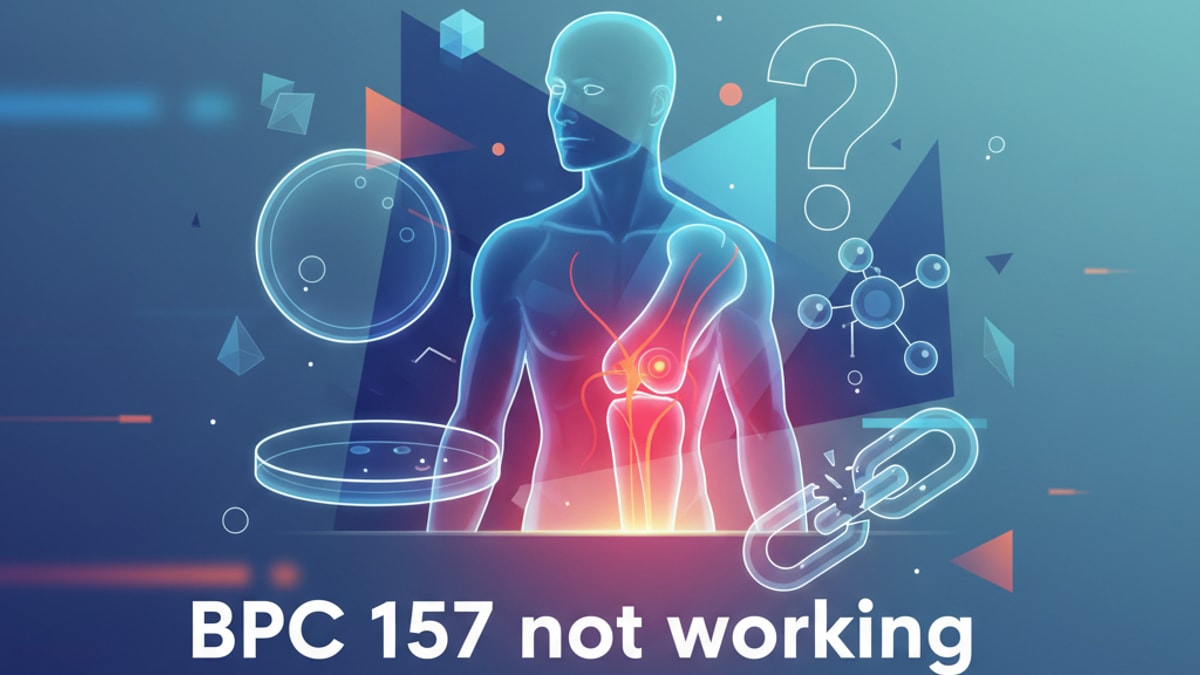 Blog Post: why is bpc 157 not working - Professional illustration