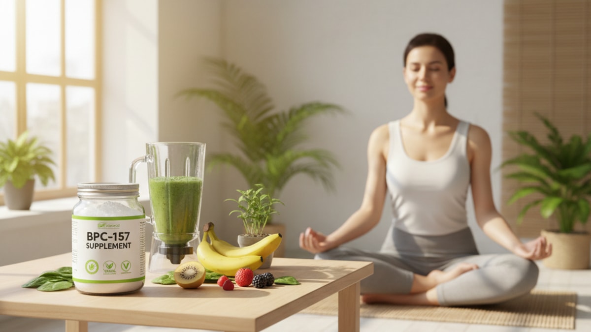 Blog Post: is bpc 157 vegan - Professional illustration