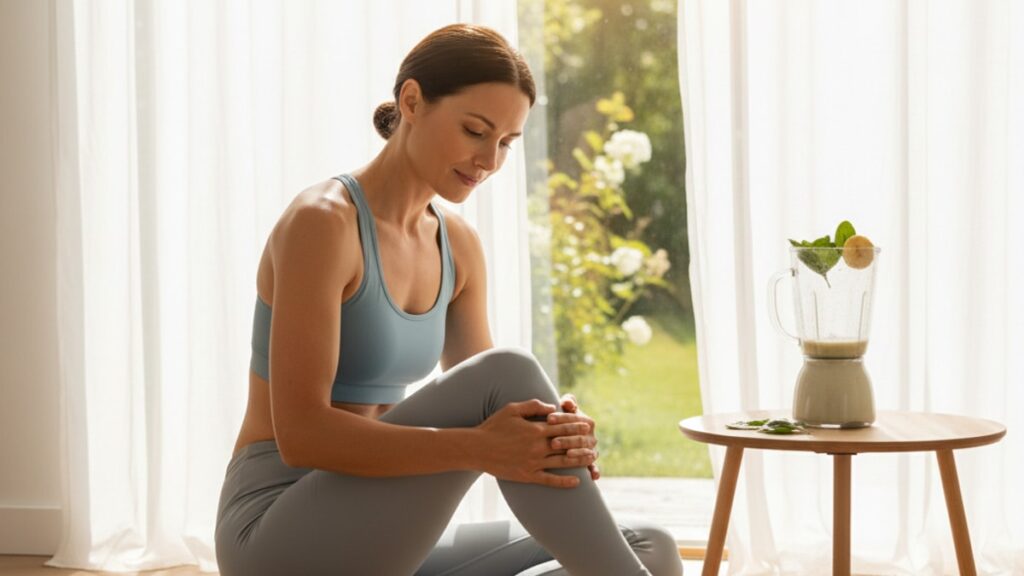 Blog Post: can bpc 157 help knee pain - Professional illustration
