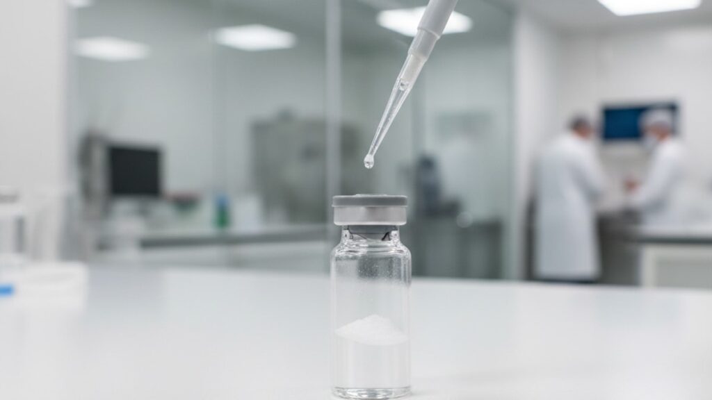 Blog Post: how long 5-Amino-1MQ vial lasts - Professional illustration