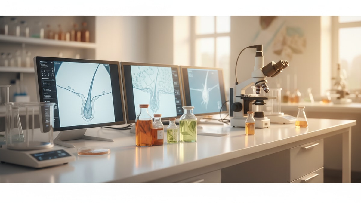 Blog Post: best AHK-Cu for hair growth - Professional illustration