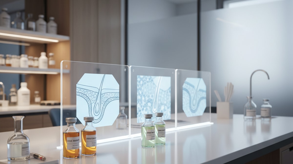 Blog Post: AHK-Cu for scalp health - Professional illustration