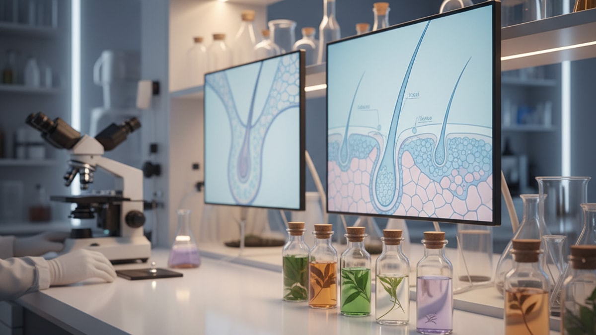 Blog Post: best AHK-Cu for alopecia support - Professional illustration